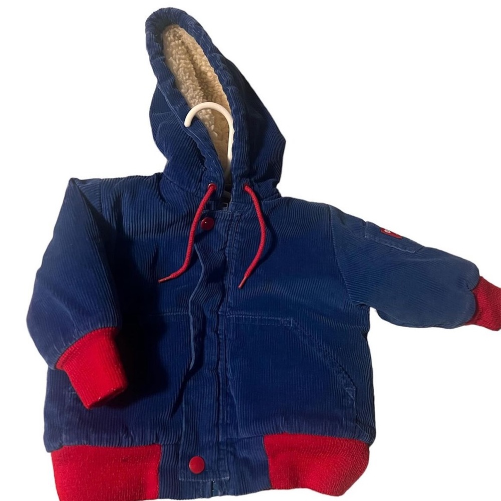Old school OSHKOSH corduroy jacket Sherpa lined